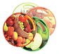Tabla Redonda Picar Cortar Alimentos Utensilios Cocina 30cm - Miniatura 1