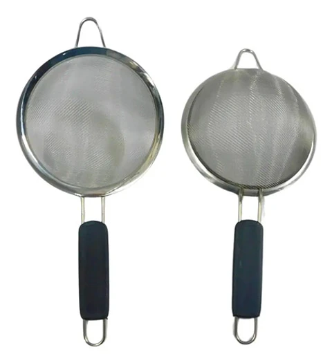 Colador Metal Mango Plastico 20 Cm Utensilios De Cocina 