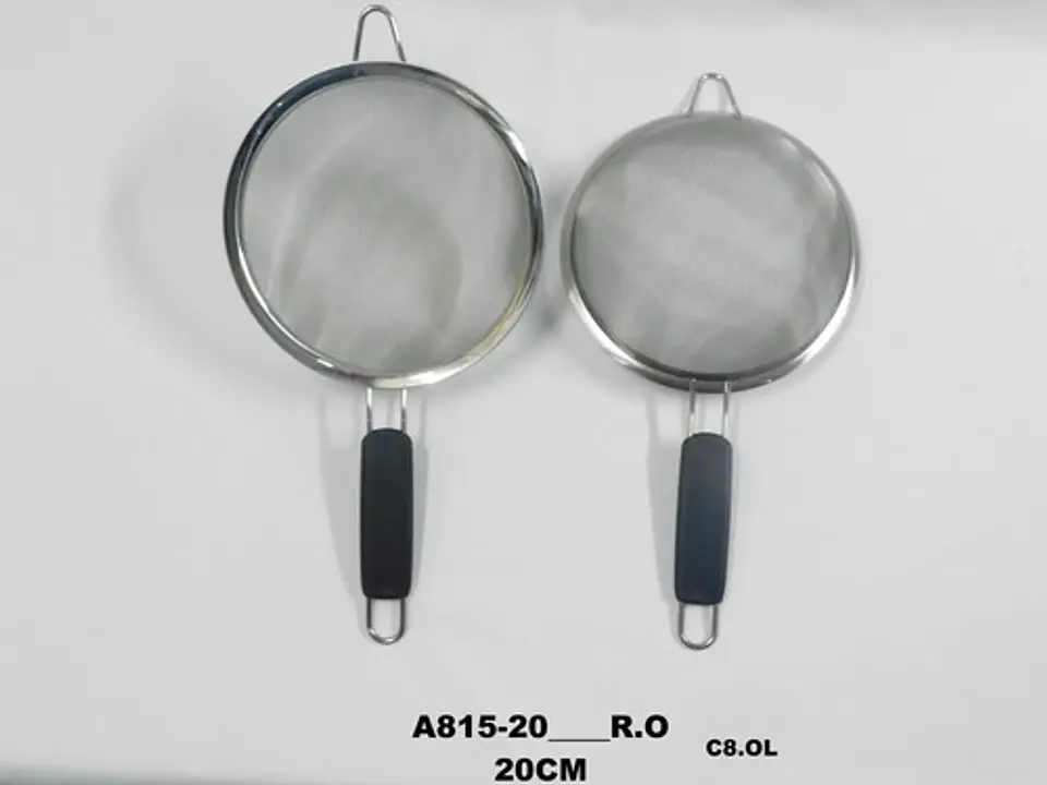 Colador Metal Mango Plastico 20 Cm Utensilios De Cocina  2