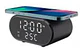 Reloj Despertador Cargador Inalámbrico Termómetro Rápida  - Miniatura 4
