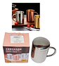 Taza En Acero Inoxidable Vaso Tapa 200ml Utensilios Cocina  - Miniatura 1