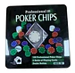 Set Póker Poker Chips 100 Fichas Numeradas + 2 Mazos + Dealer - Miniatura 4