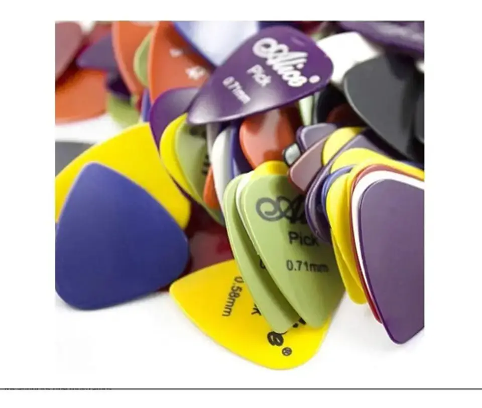 Caja X100 Plumilla Picks Guitarra Eléctrica Acústica Alice  4