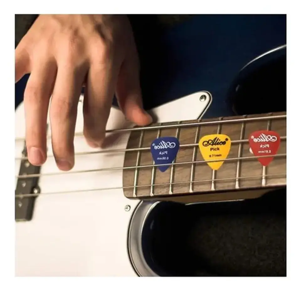 Caja X100 Plumilla Picks Guitarra Eléctrica Acústica Alice  5