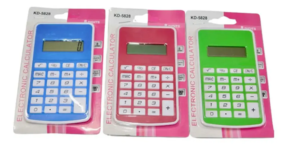 Calculadora 8 Dígitos Pequeña Portátil De Bolsillo 5