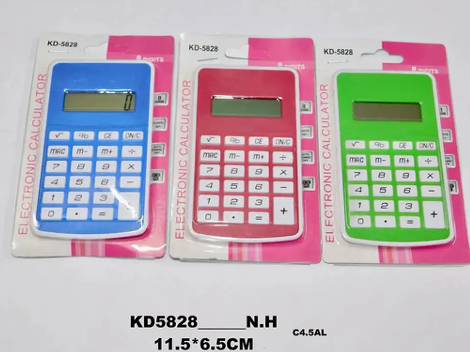 Calculadora 8 Dígitos Pequeña Portátil De Bolsillo 9