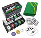 Poker Texas 100 Fichas Cartas  Estuche De Lujo Juego Mesa  - Miniatura 2