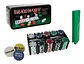 Poker Texas 100 Fichas Cartas  Estuche De Lujo Juego Mesa  - Miniatura 4