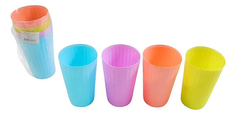 Vasos Pocillos Pvc Utensilios De Cocina 4und
