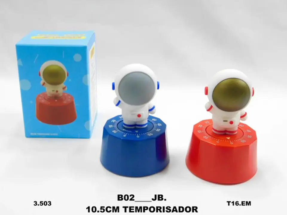 Temporizador Astronauta Reloj Cocina Alarma 60 Minutos Chef 2