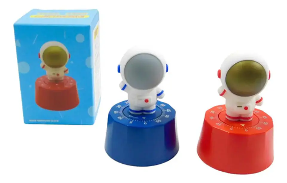 Temporizador Astronauta Reloj Cocina Alarma 60 Minutos Chef 3