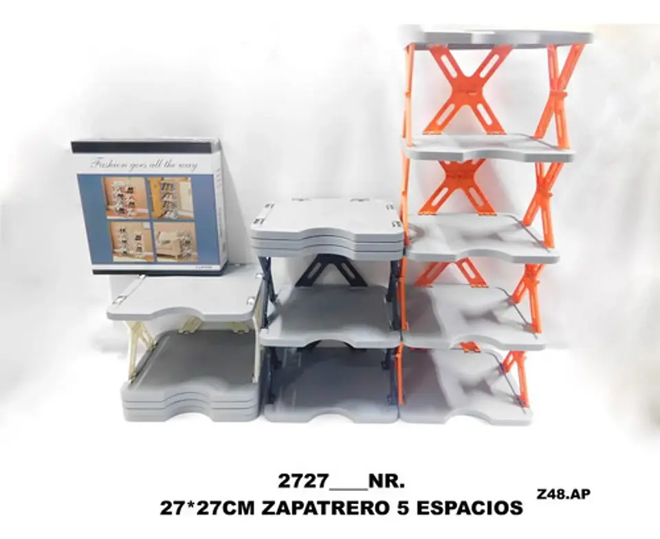 Zapatero Vertical, 5 Pares, 4 Estantes, Organizador Zapatos 4