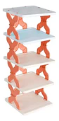 Zapatero Vertical, 5 Pares, 4 Estantes, Organizador Zapatos - Miniatura 6