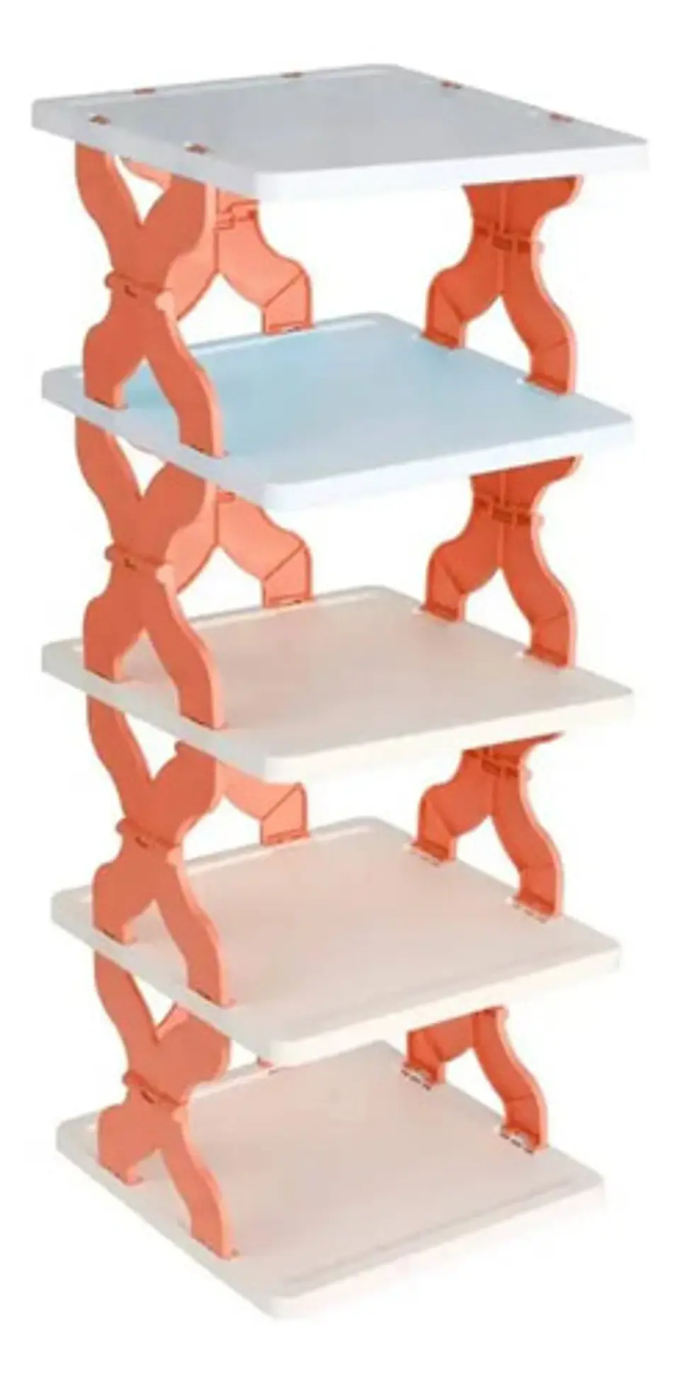 Zapatero Vertical, 5 Pares, 4 Estantes, Organizador Zapatos 6