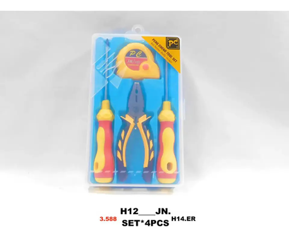 Herramientas Set 4pc Alicate Destornillador Metro  2