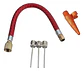 Herramientas Manuales Inflar Accesorios X5 Piezas Inflador - Miniatura 1