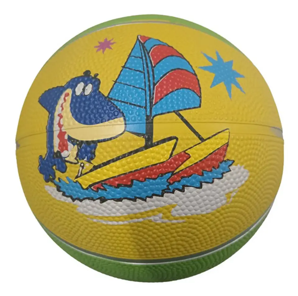Balón De Baloncesto Deporte Básquet Juego Diseño Muñecos  4