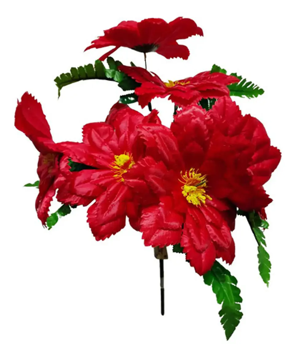Flor Ramo Gervera Flores Artificiales Decoración Jardin  4