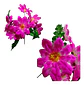Flor Ramo Gervera Flores Artificiales Decoración Jardin  - Miniatura 11