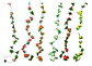  Flores Enredadera 1 Paquete 210cm Hoja Mata Rosas  - Miniatura 1