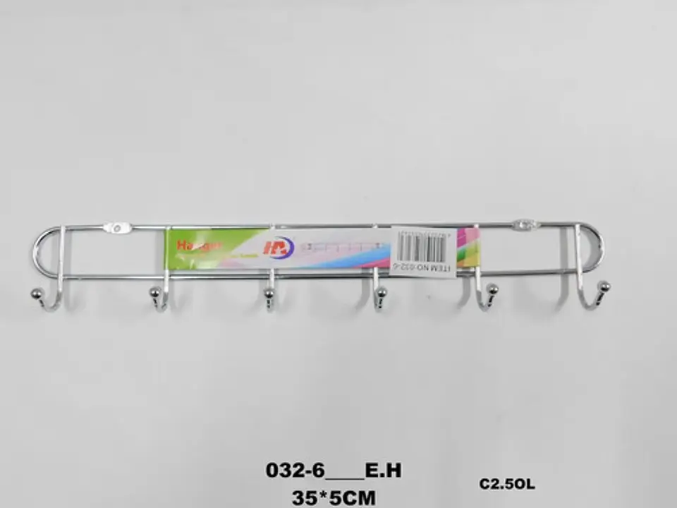 Organizador De Utensilios Metálico X6 Ganchos Perchero  4