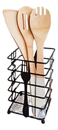 Soporte Porta Cucharas Metálico Base Metálica Negra  - Miniatura 4