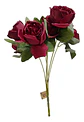 Matas Rosas Colores Vivos Flores Artificiales Decoración - Miniatura 4