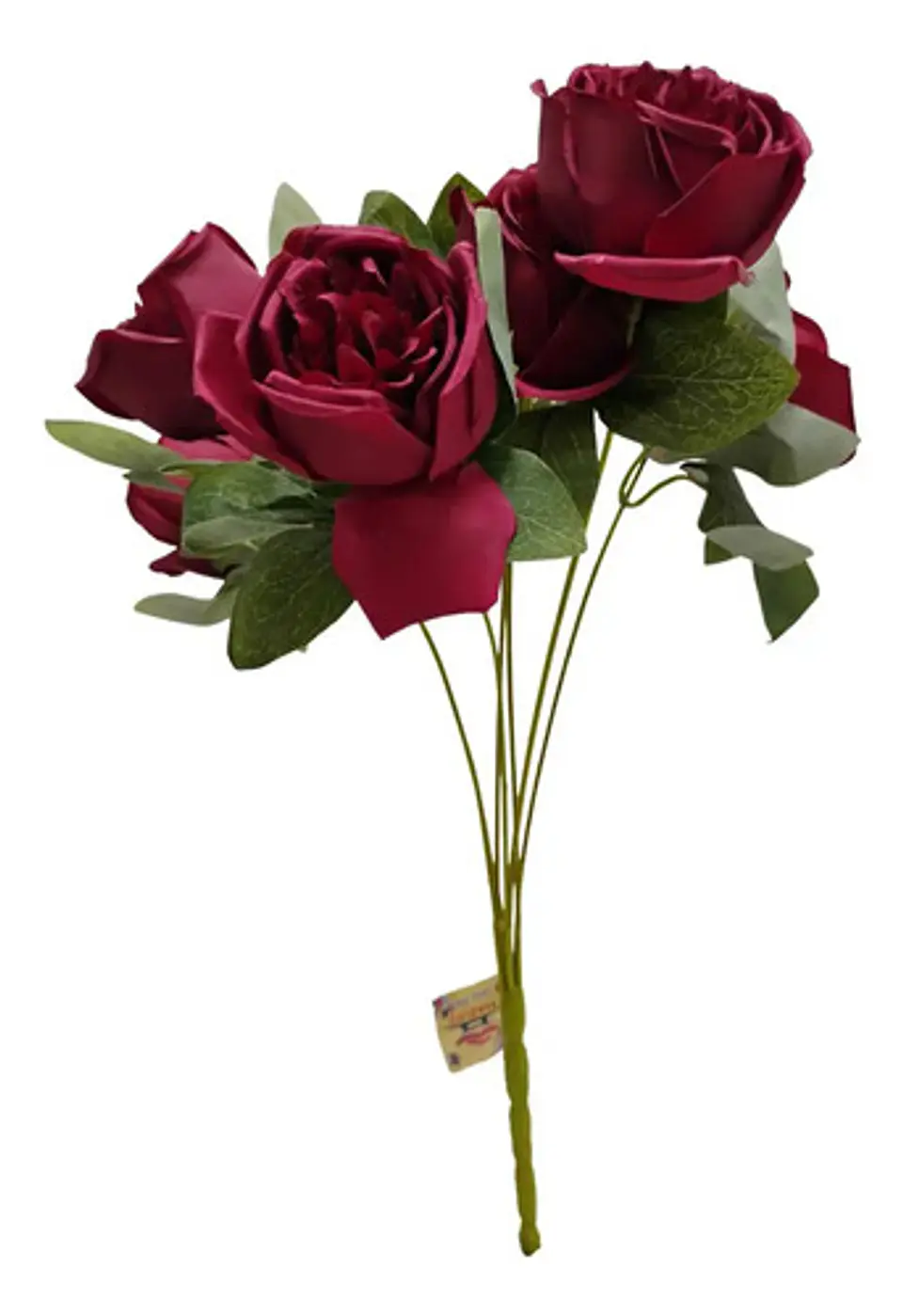 Matas Rosas Colores Vivos Flores Artificiales Decoración 4