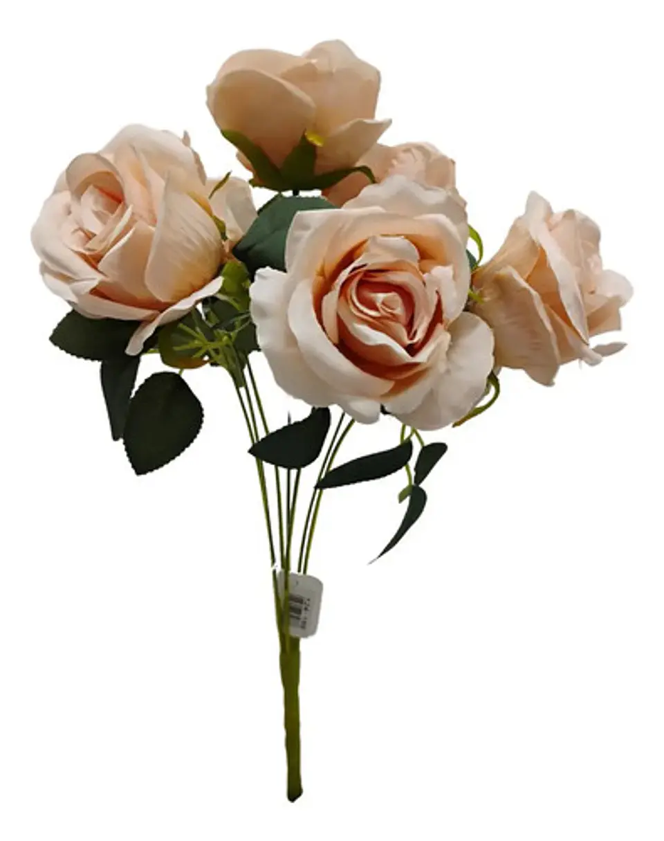 Matas Rosas Colores Vivos Flores Artificiales Decoración 7
