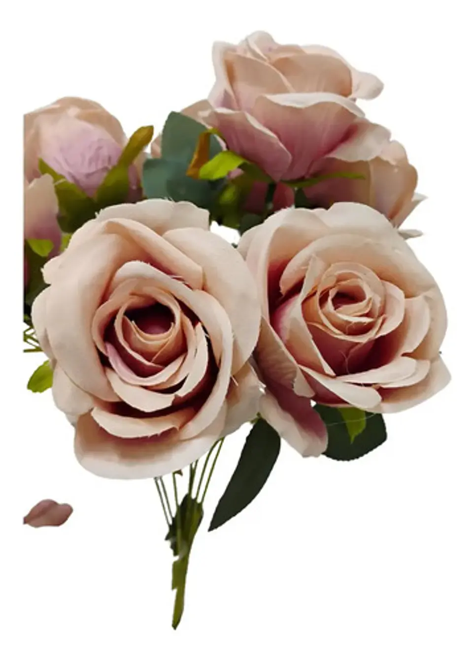 Matas Rosas Colores Vivos Flores Artificiales Decoración 15