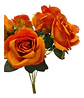 Matas Rosas Colores Vivos Flores Artificiales Decoración - Miniatura 26