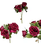 Matas Rosas Colores Vivos Flores Artificiales Decoración - Miniatura 29