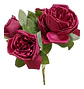 Matas Rosas Colores Vivos Flores Artificiales Decoración - Miniatura 31