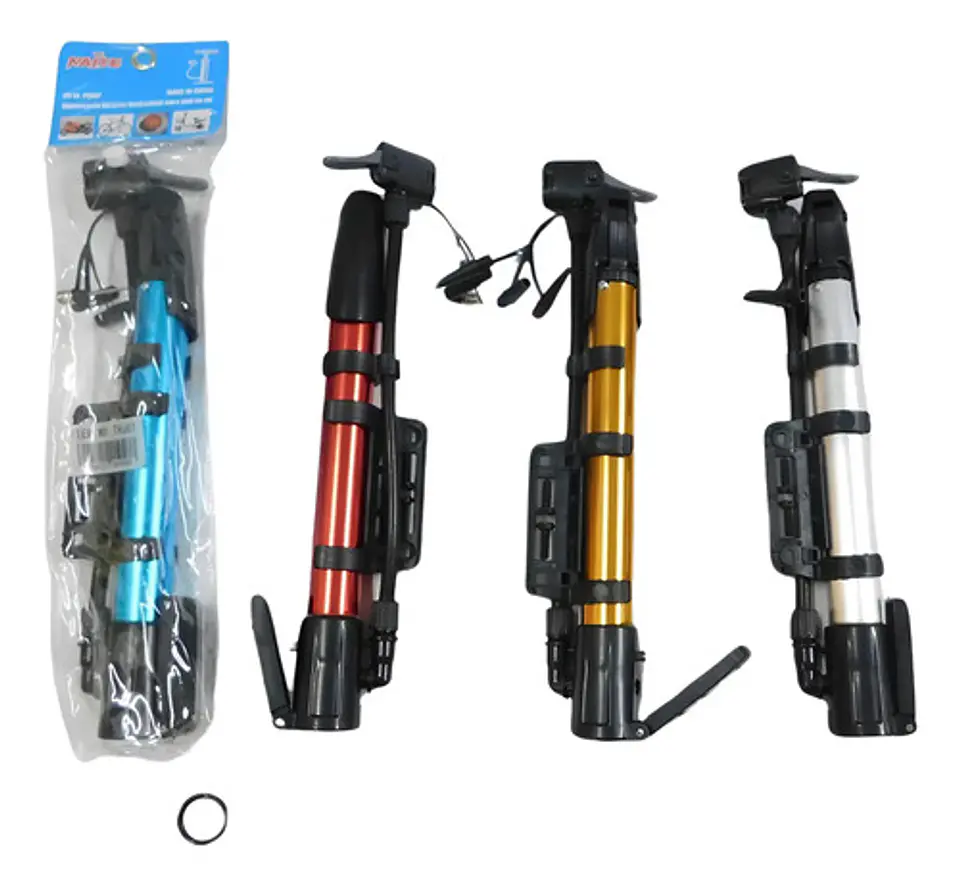 Bomba De Inflar Manual Inflador Para Balones Llantas  Thj01 1