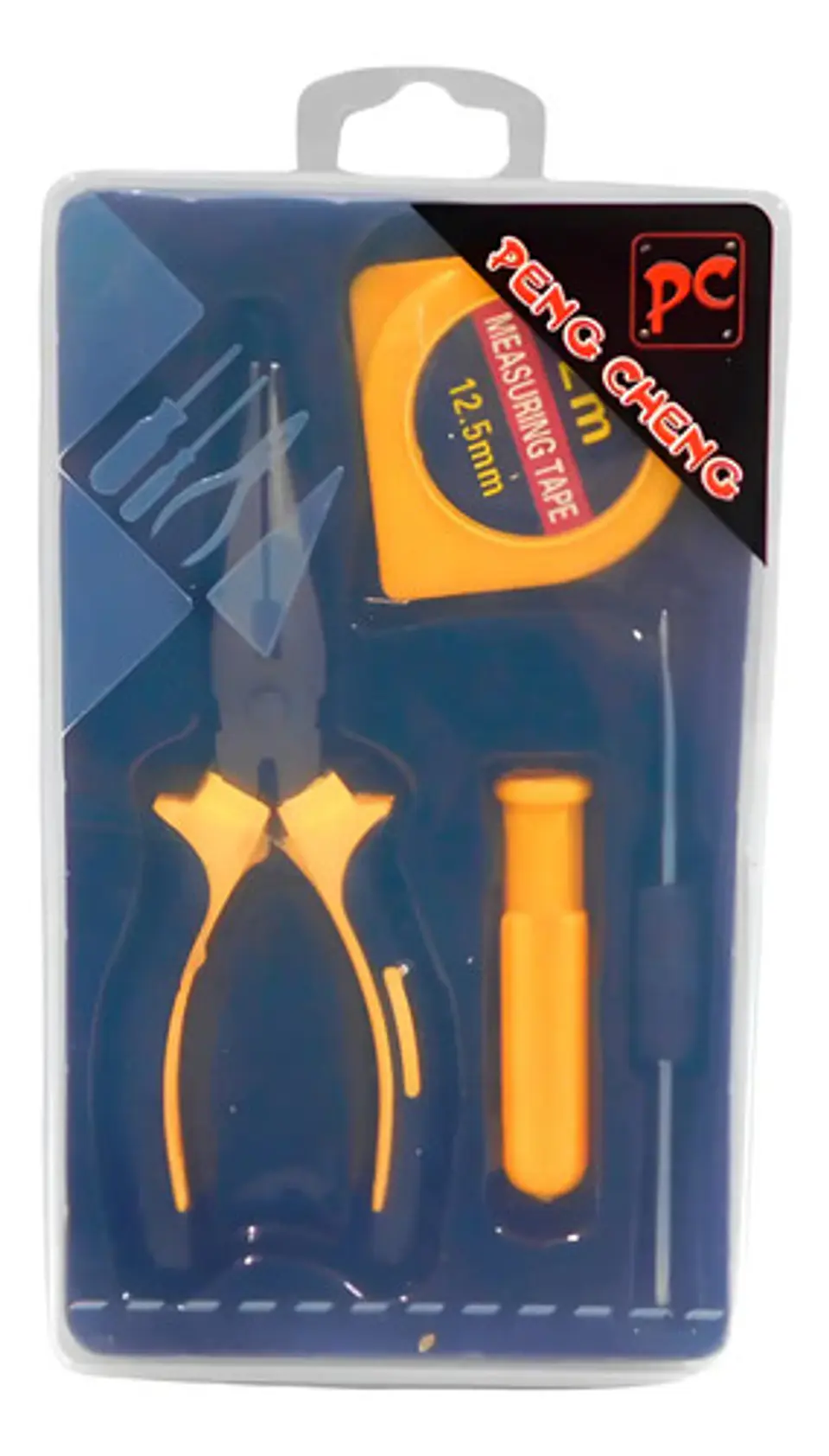 Alicate Herramientas Set 3 Pc Destornillador Metro 1