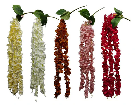 Enredadera Flor 1 Helecho 105 Cm Hoja Mata Rosas 