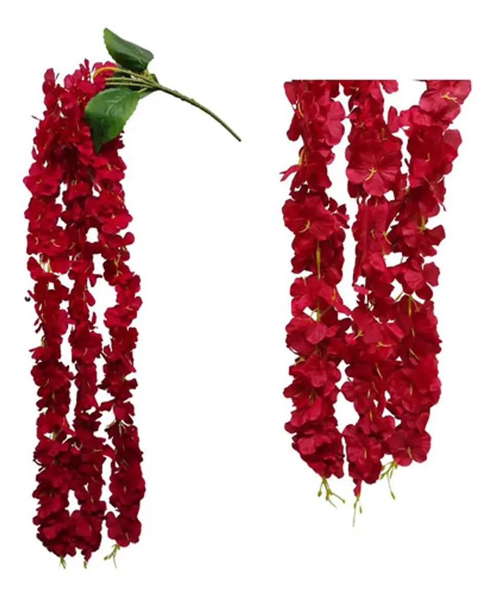 Enredadera Flor 1 Helecho 105 Cm Hoja Mata Rosas  24