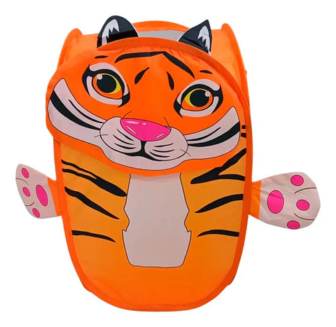 Organizador Plegable 55x32cm Tela Canasta Ropa Motivo Animal