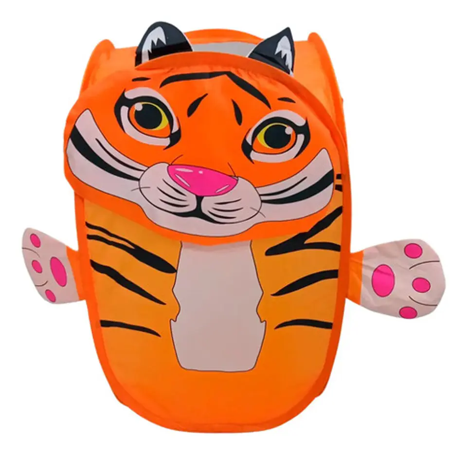 Organizador Plegable 55x32cm Tela Canasta Ropa Motivo Animal 1