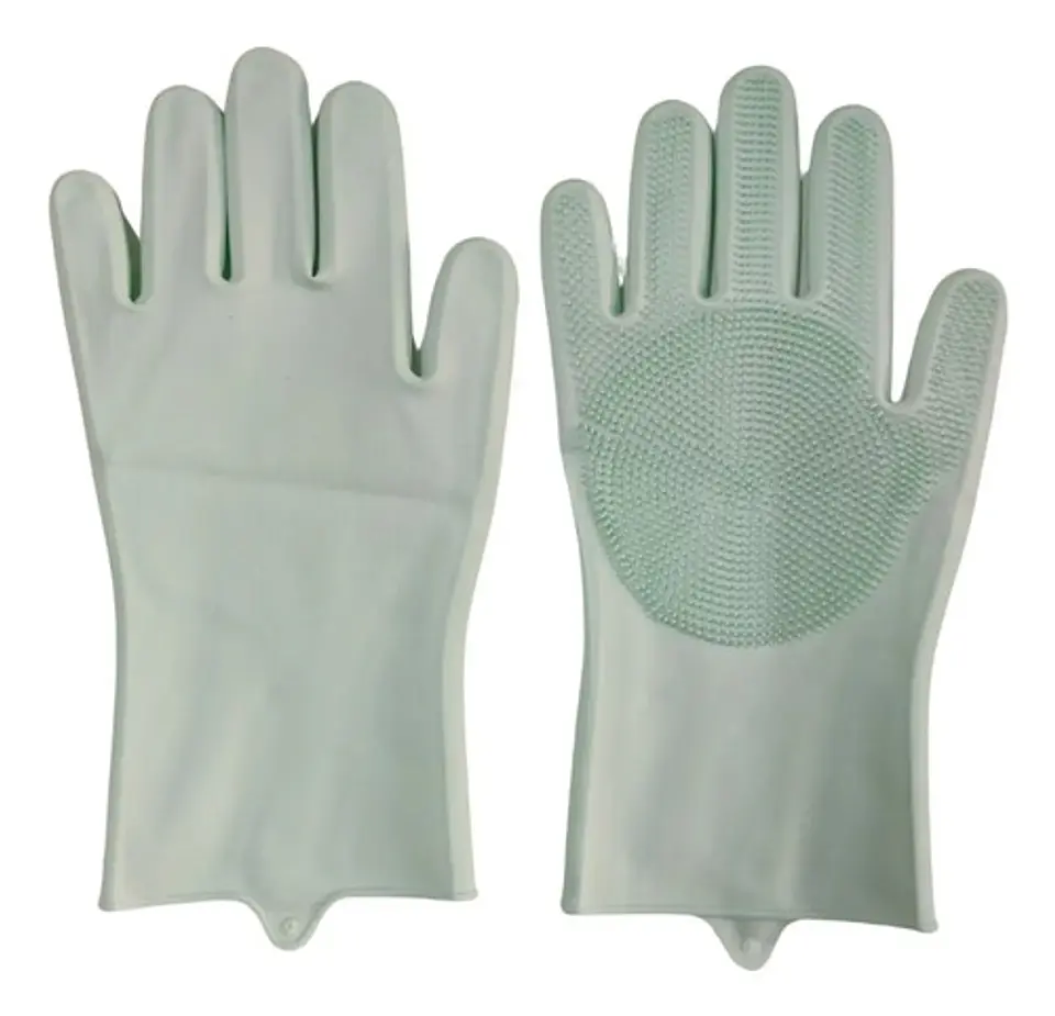 2 Guante Magico Silicona Esponja Cocina Mascota Todo Uso 11
