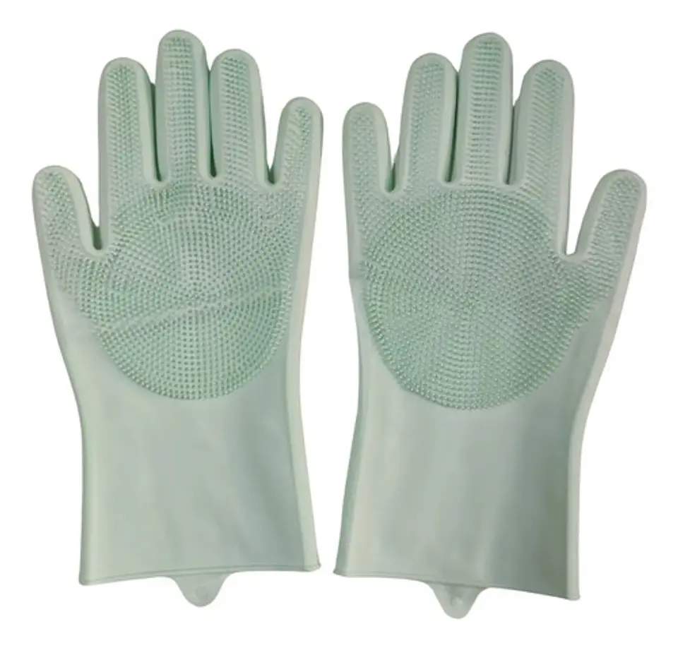 2 Guante Magico Silicona Esponja Cocina Mascota Todo Uso 12