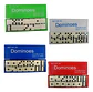 Domino Juego Mesa Caja Plástica Fichas Casino Puntos Negros  - Miniatura 1