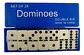 Domino Juego Mesa Caja Plástica Fichas Casino Puntos Negros  - Miniatura 2