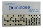 Domino Juego Mesa Caja Plástica Fichas Casino Puntos Negros  - Miniatura 3