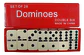 Domino Juego Mesa Caja Plástica Fichas Casino Puntos Negros  - Miniatura 4
