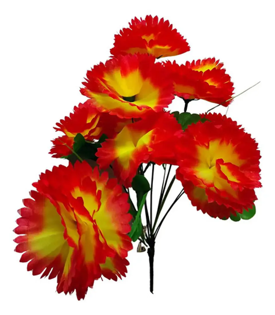 Ramo Clavel  Flores Artificiales Decoración  4