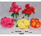 Ramo Clavel  Flores Artificiales Decoración  - Miniatura 7