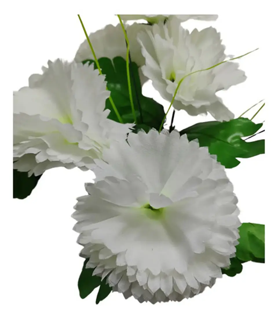 Ramo Clavel  Flores Artificiales Decoración  11