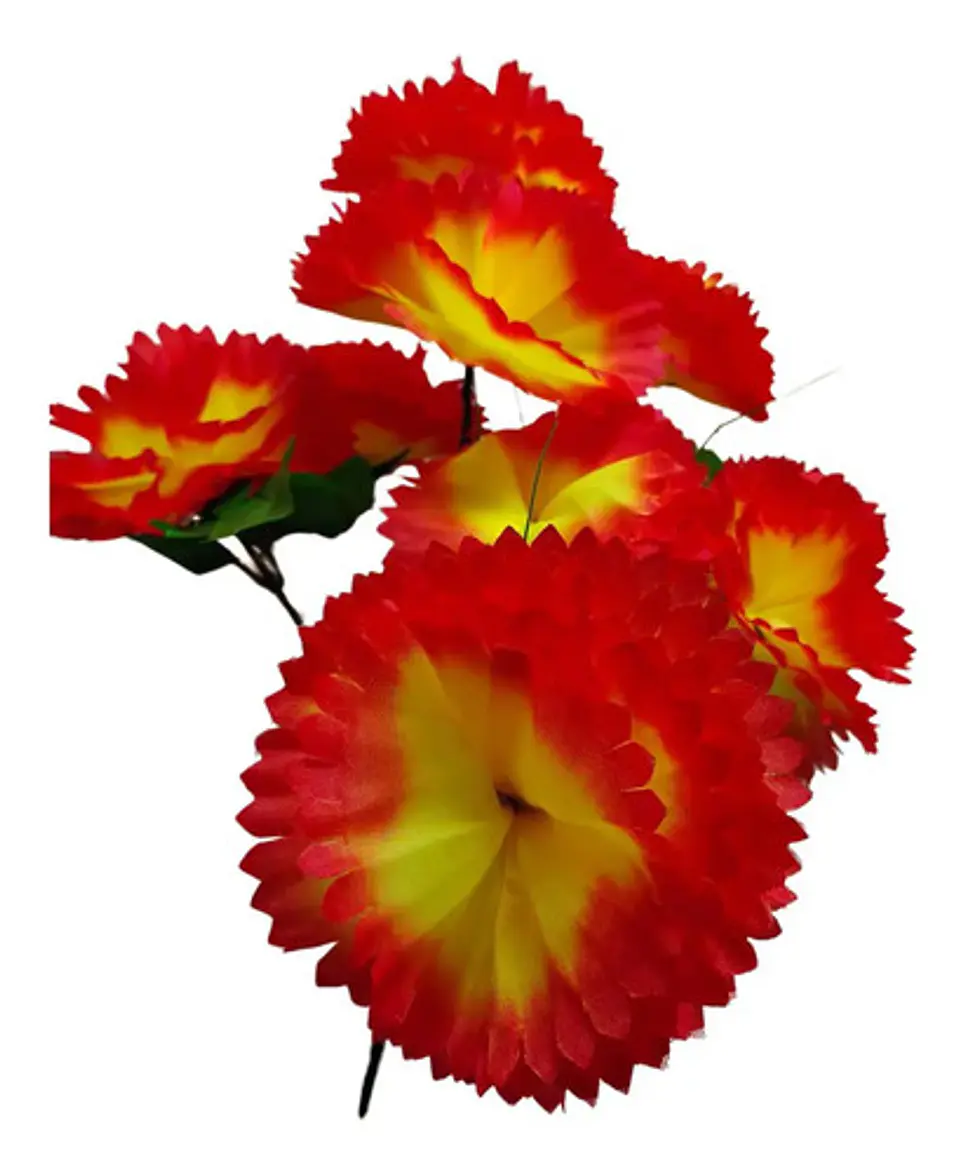Ramo Clavel  Flores Artificiales Decoración  14