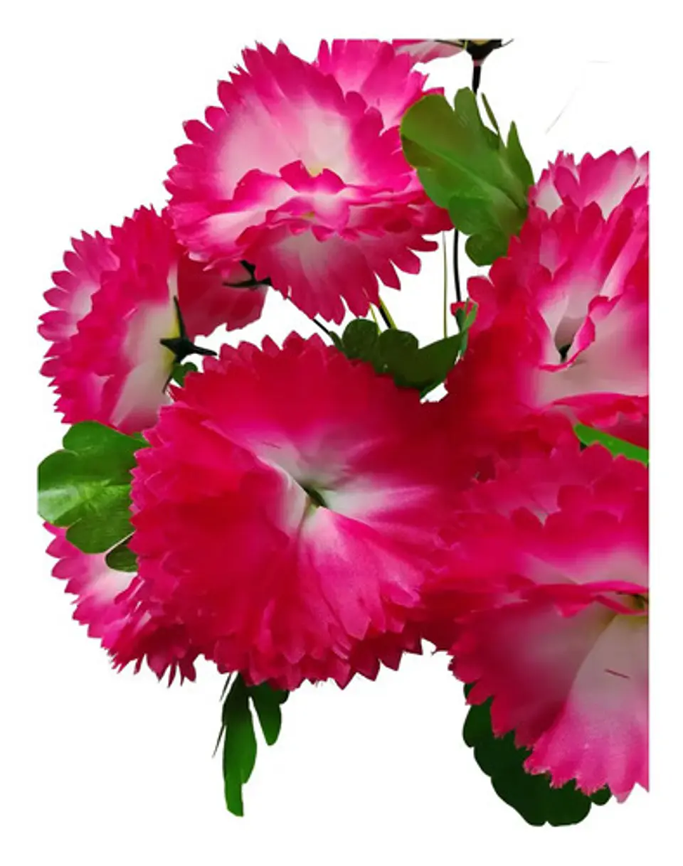 Ramo Clavel  Flores Artificiales Decoración  19